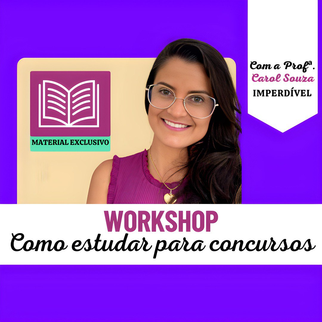 Workshop Como estudar para concursos?